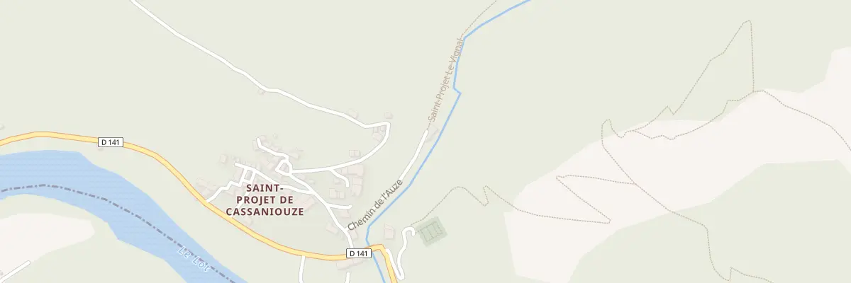 Plan du 2 Che de l’Auze à Cassaniouze