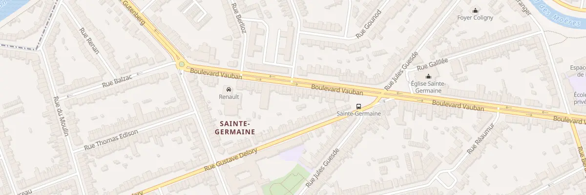 Plan du 145 Bd Vauban à Coudekerque-Branche