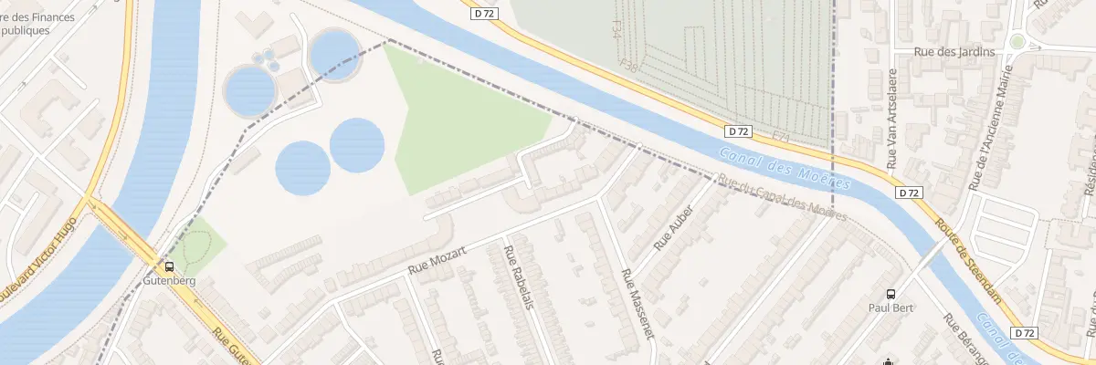 Plan du 19 Rue Mozart à Coudekerque-Branche