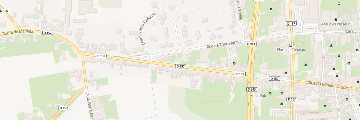 Plan du 15B Rue de Thérouanne à Aire-sur-la-Lys