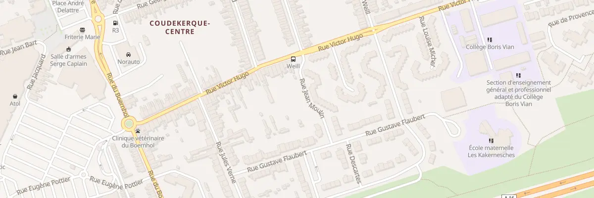 Plan du 72 Rue Victor Hugo à Coudekerque-Branche