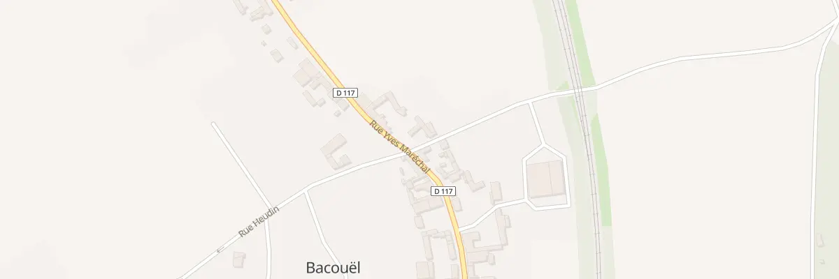 Plan du 25 Rue Yves Maréchal à Bacouël