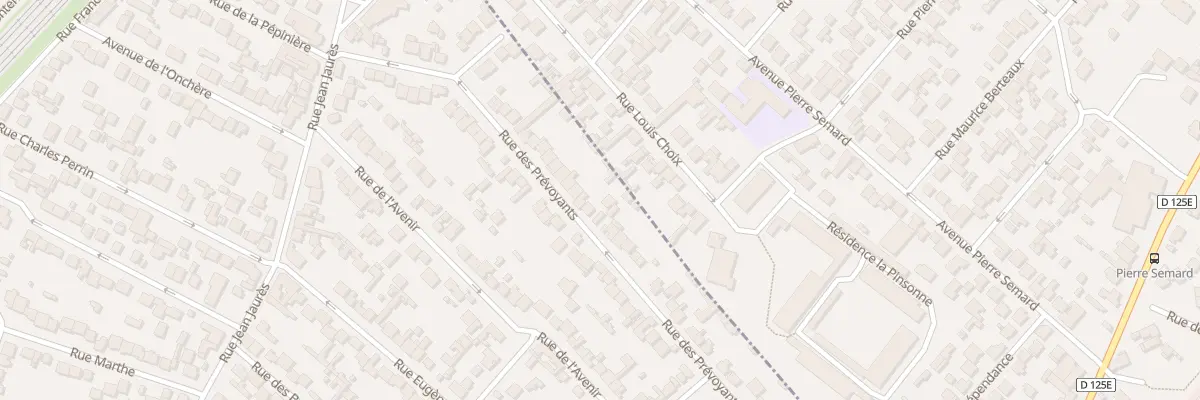 Plan du 74 Rue des Prévoyants à Stains