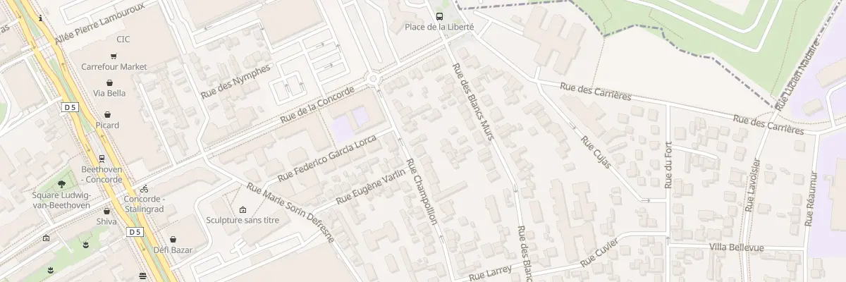 Plan du 54 Rue Champollion à Vitry-sur-Seine