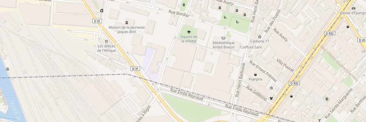 Plan du 4 Rue Jacques Salvator à Aubervilliers