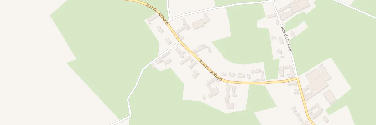 Plan du 25 Rue de l’Abbaye à Ivergny