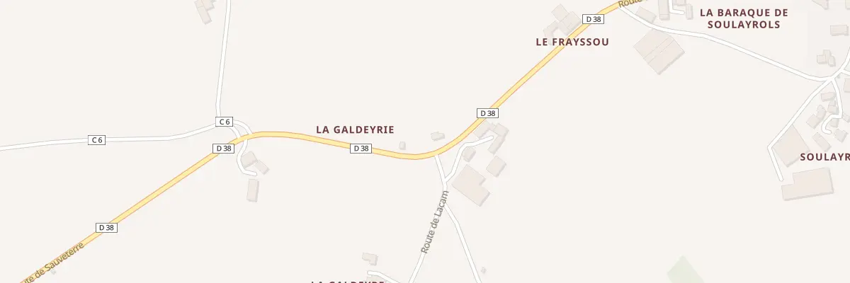 Plan du 5061 La Galdeyrie à Gramond