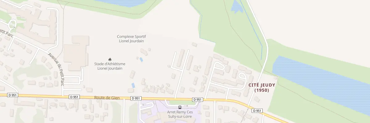 Plan du 23T Rte de Gien à Sully-sur-Loire