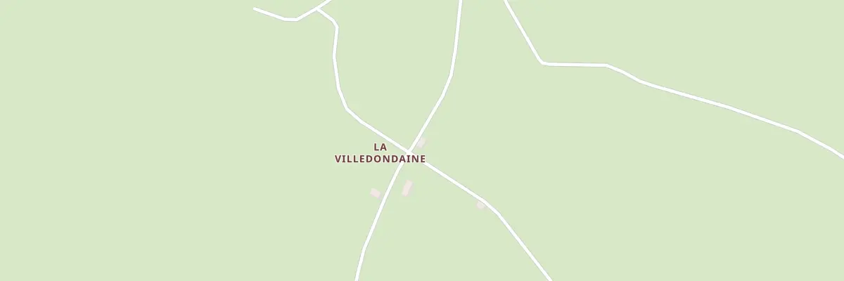 Plan du 5244 La Villedondaine à Lépaud