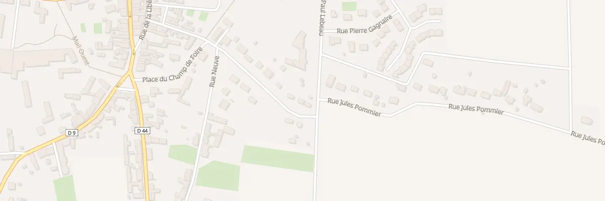 Plan du 17 Rue Jules Pommier à Boiscommun
