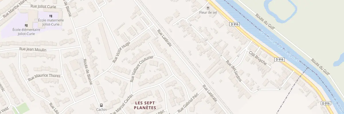 Plan du 13 Rue Jules Guesde à Cappelle-la-Grande