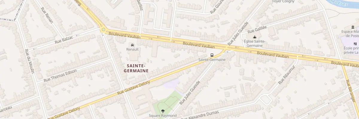 Plan du 175 Rue Gustave Delory à Coudekerque-Branche