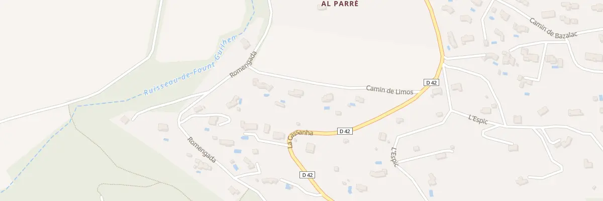 Plan du 5 Cami de Limos à Palaja