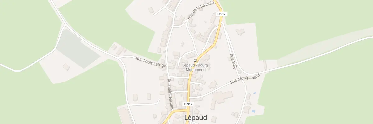 Plan du 33 La Grand Rue à Lépaud