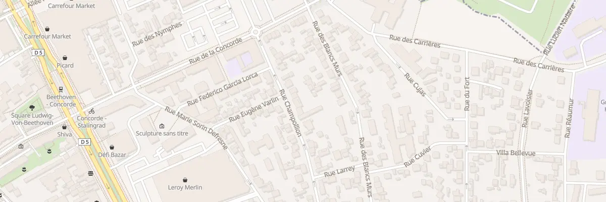 Plan du 46 Rue Champollion à Vitry-sur-Seine