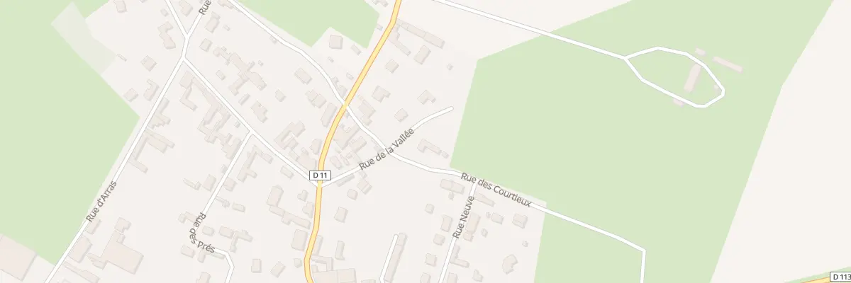 Plan du 5 Rue des Courtieux à Rubempré