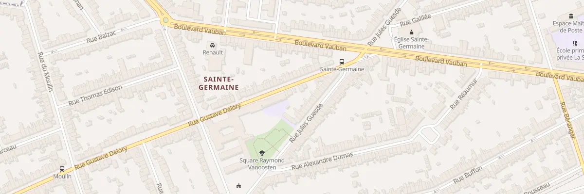 Plan du 124 Rue Gustave Delory à Coudekerque-Branche