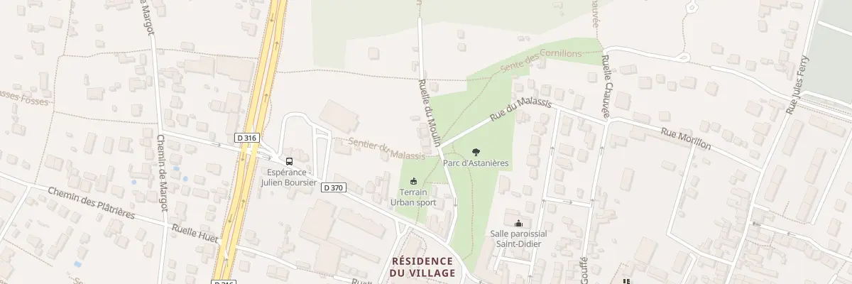 Plan du 1 Rle du Moulin à Villiers-le-Bel