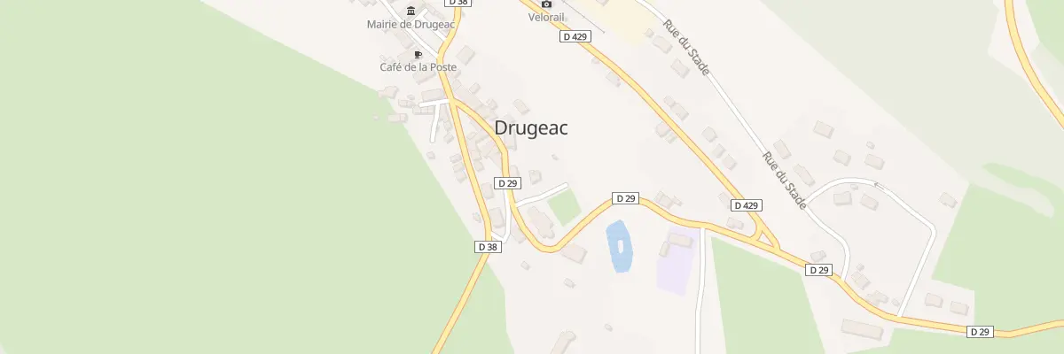 Plan du 6019 Le Bourg à Drugeac