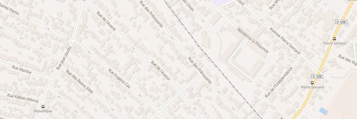 Plan du 53 Rue des Prévoyants à Stains