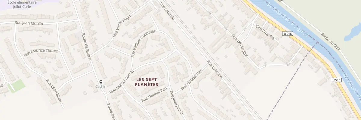 Plan du 24 Rue Marcel Cachin à Cappelle-la-Grande