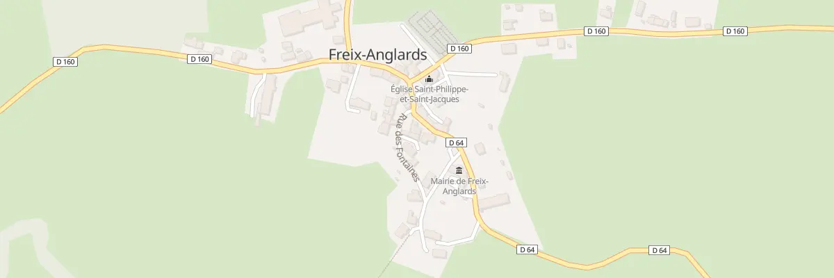 Plan du 5039 Le Bourg à Freix-Anglards