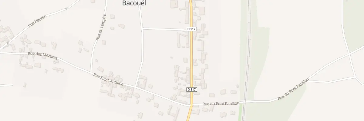 Plan du 30 Rue Yves Maréchal à Bacouël