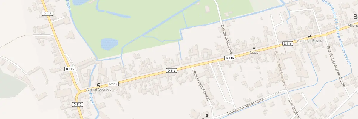Plan du 98 Rue Victor Hugo à Boves