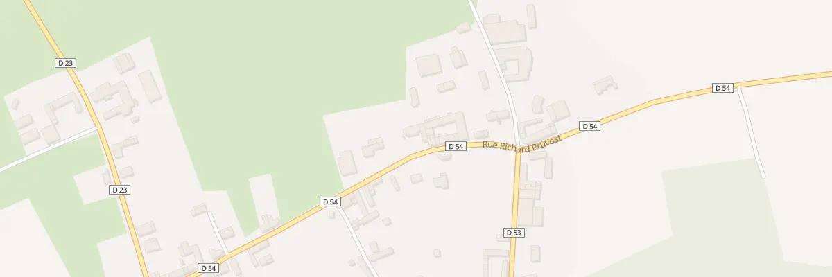 Plan du 20 Rue Richard Pruvost à Houvin-Houvigneul