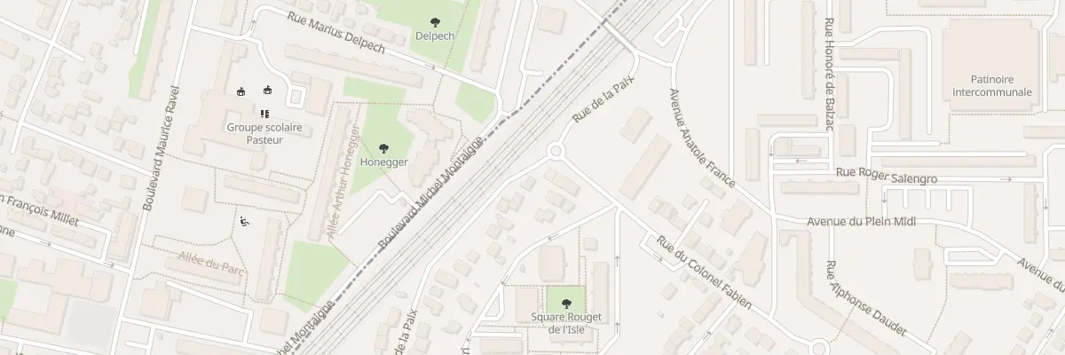 Plan du 1 Rue de la Paix à Garges-lès-Gonesse
