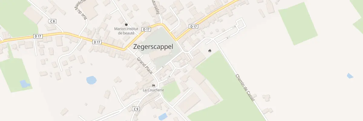Plan du 10 Rue de la Poste à Zegerscappel