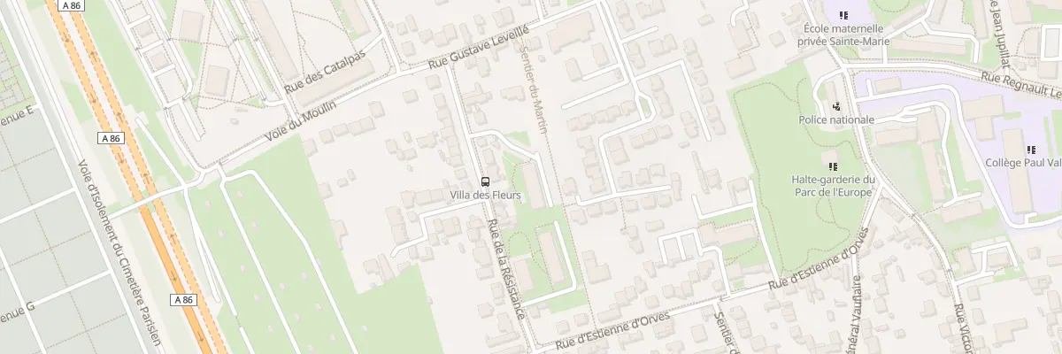 Plan du 104 Rue de la Résistance à Thiais