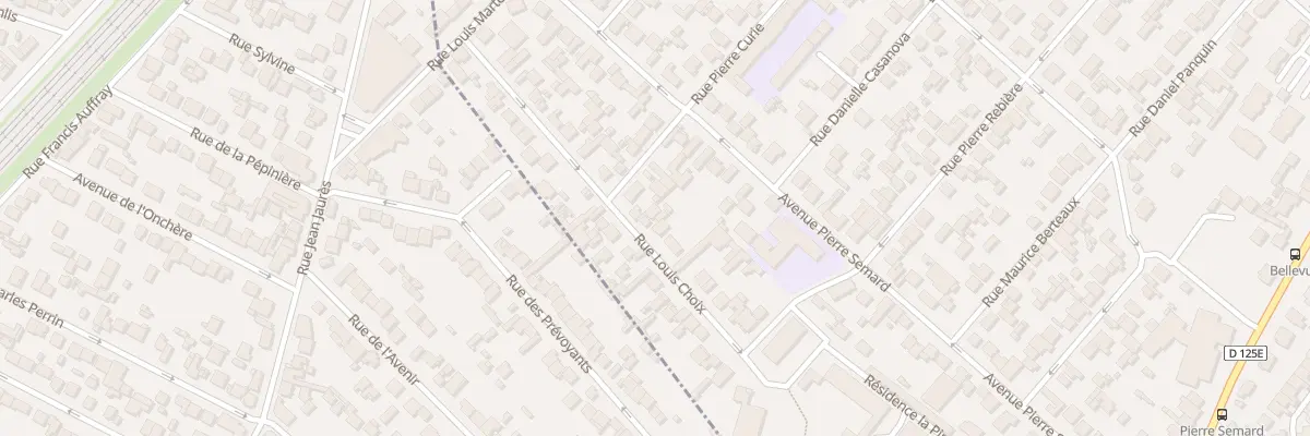 Plan du 22 Rue Louis Choix à Garges-lès-Gonesse