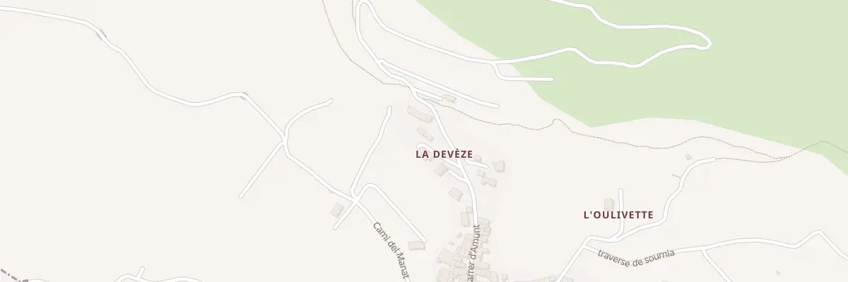Plan du 160 La Devesa à Molitg-les-Bains