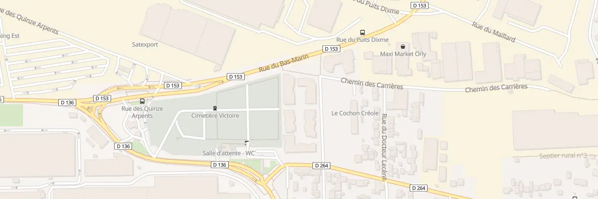Plan du 1 Rue des Grands Fosses à Orly