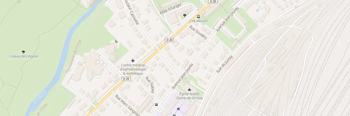 Plan du 6 Rue du Chanoine F Laurent à Athis-Mons