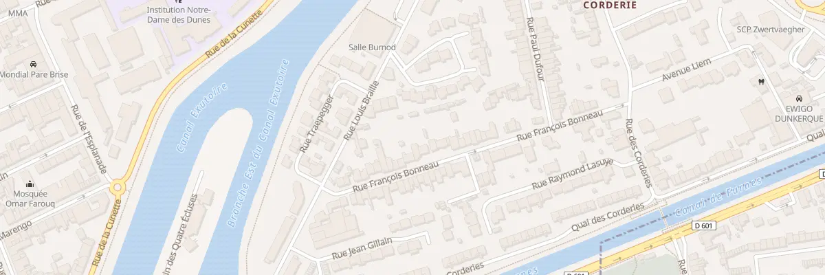 Plan du 46 Rue François Bonneau à Dunkerque