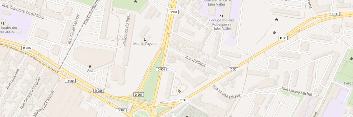 Plan du 4 Rue Guilletat à La Courneuve