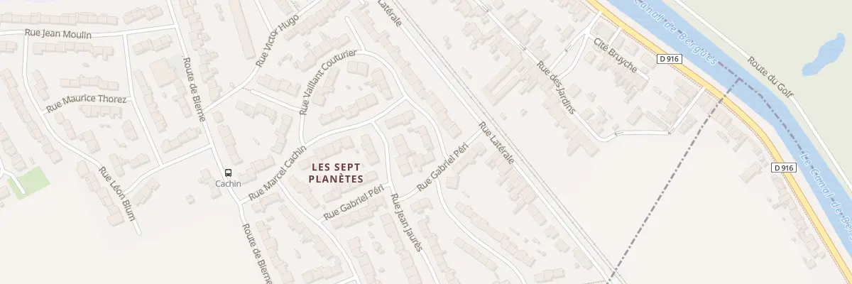 Plan du 10 Rue Jules Guesde à Cappelle-la-Grande