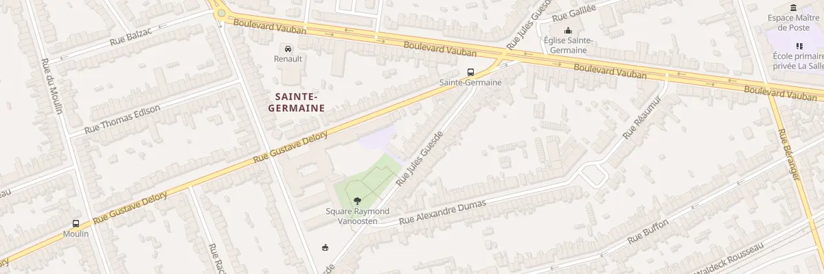 Plan du 179 Rue Jules Guesde à Coudekerque-Branche