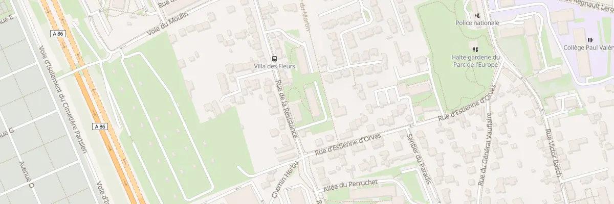 Plan du 80 Rue de la Résistance à Thiais