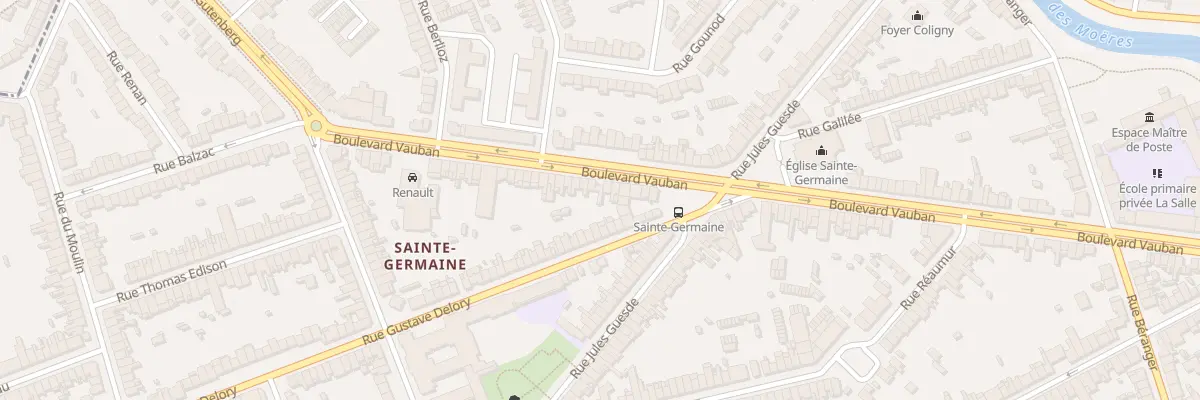 Plan du 131 Bd Vauban à Coudekerque-Branche