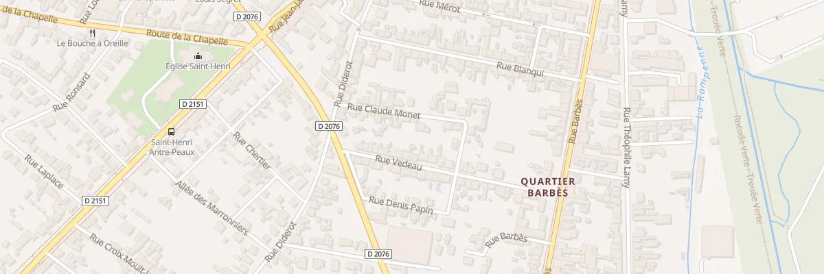 Plan du 22 Rue Védeau à Bourges