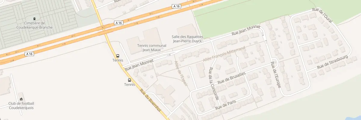 Plan du 13 Rue Jean Monnet à Coudekerque-Branche