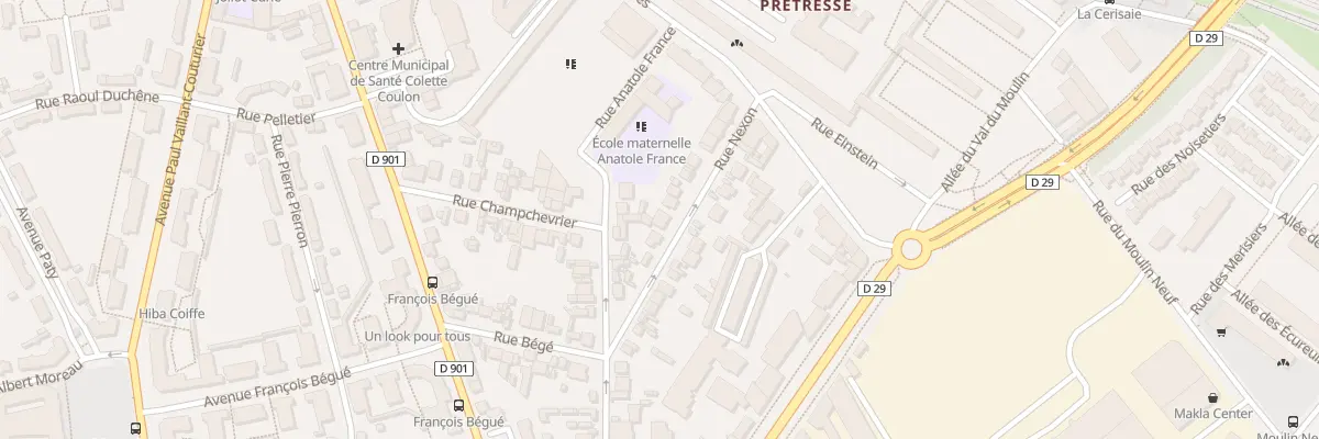 Plan du 18 Rue Nexon à Stains