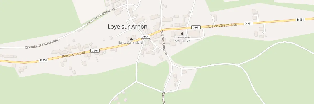 Plan du 6 Imp des Pelerins à Loye-sur-Arnon