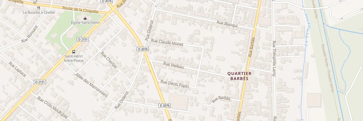 Plan du 20 Rue Védeau à Bourges
