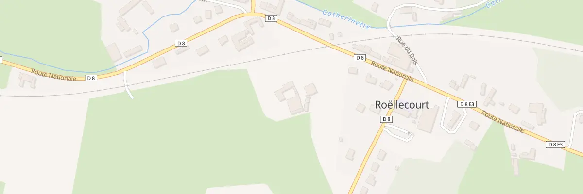 Plan du 74 Rue Nationale à Roëllecourt