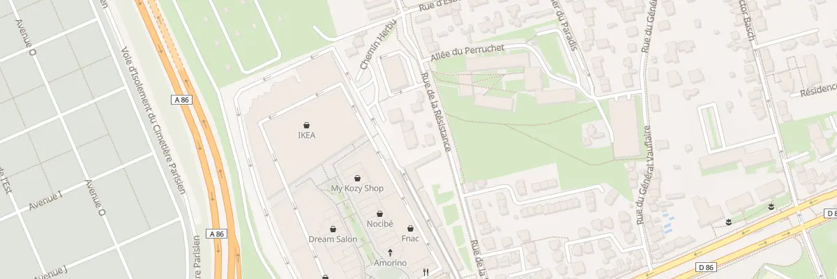 Plan du 45 Rue de la Résistance à Thiais