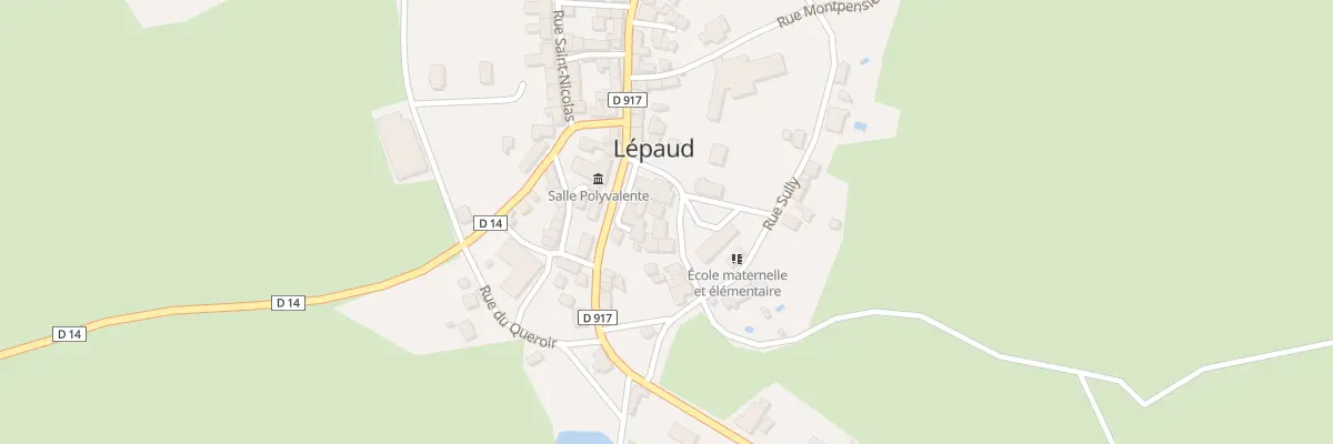 Plan du 4 Pl de La Mairie à Lépaud